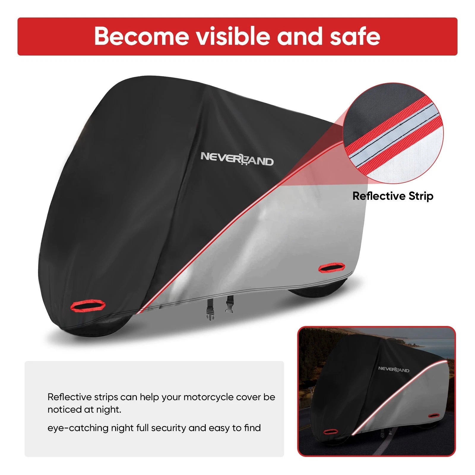 Motorcycle Cover for Harley-Davidson Street Glide/Road King (2014–2023)