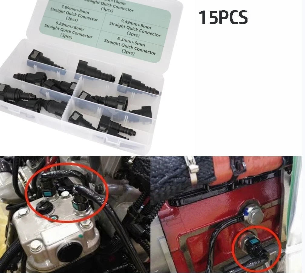 Fuel Line Connector for Fuel Delivery Systems (500 KPa Max Pressure)