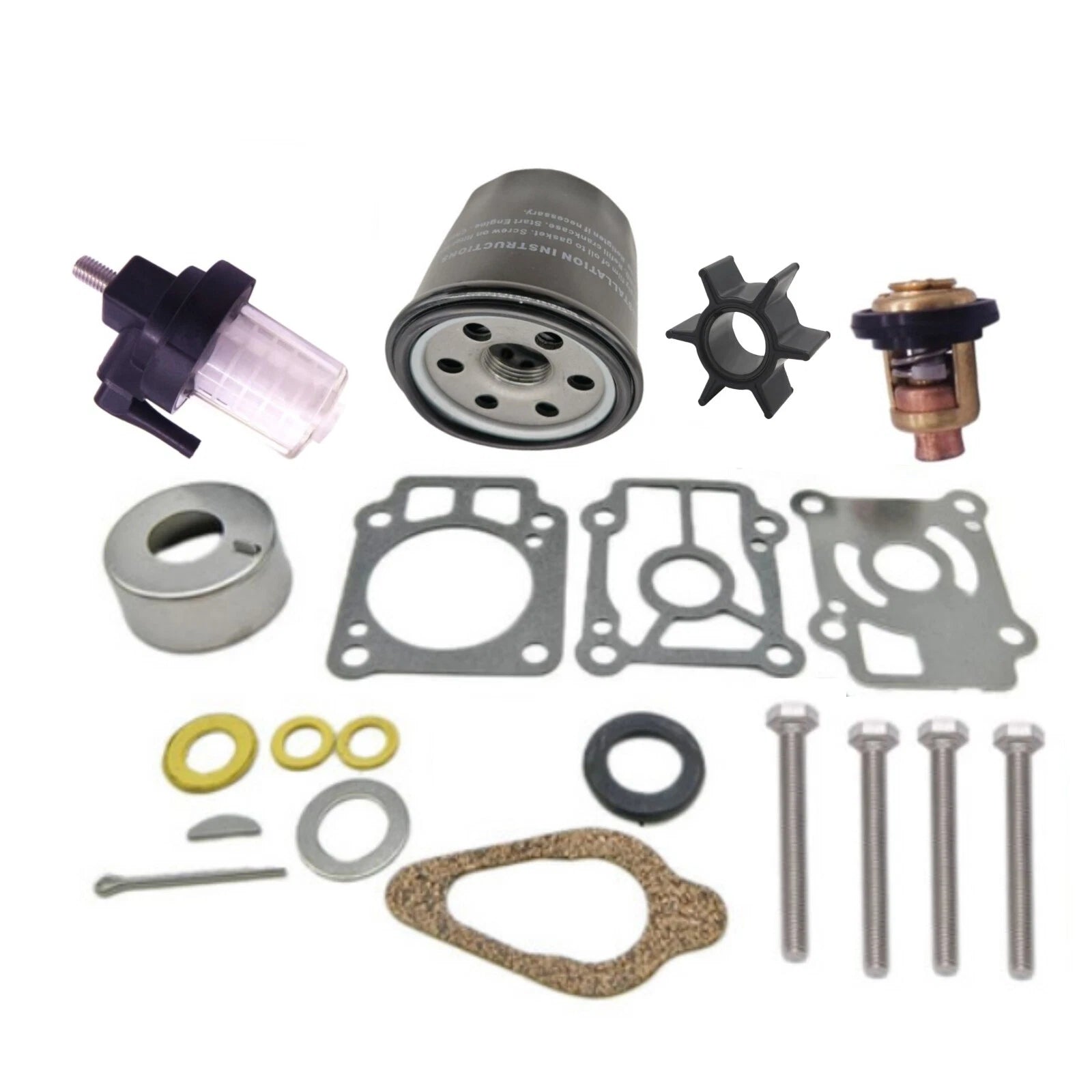 Outboard Maintenance Service Kit for Mercury Mariner 20HP 30HP (8M0120839 8M0208905)