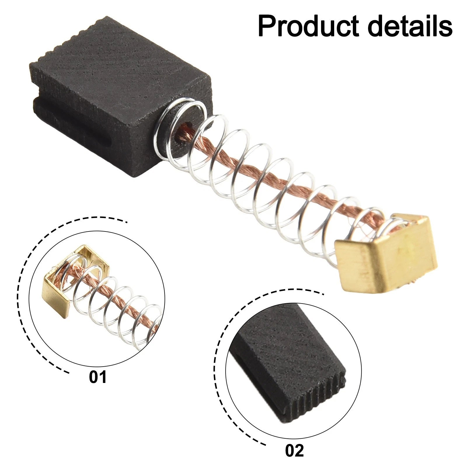 Carbon Brushes for Parkside PBH 1500 A1 (2015–2015)