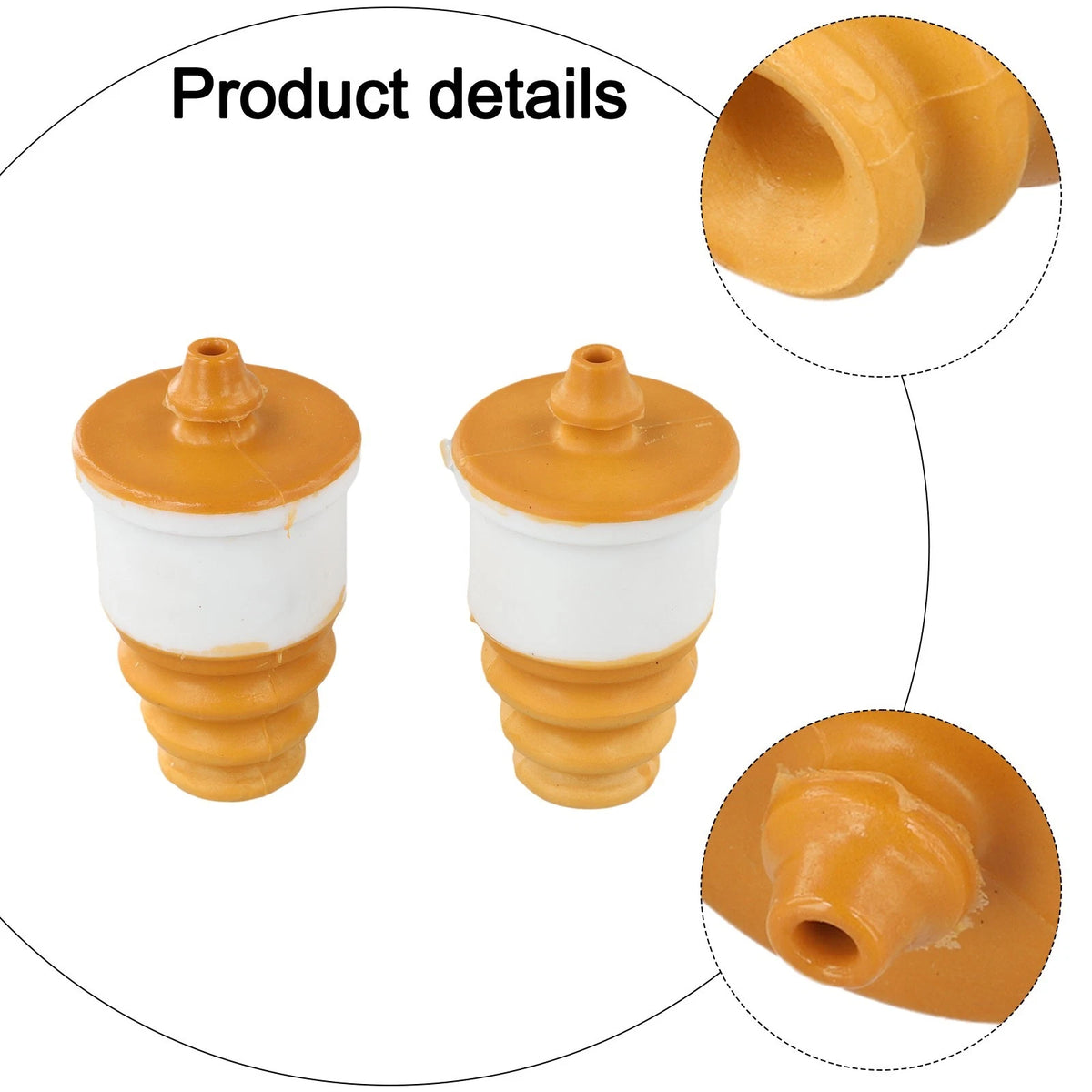 2 Bump Stop Supports for Fiat 500 500C Abarth Panda Rear Replacement