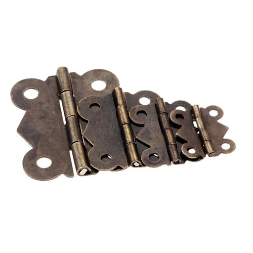 10pcs Antique Bronze Butterfly Hinges for Jewelry Box Cabinet Door