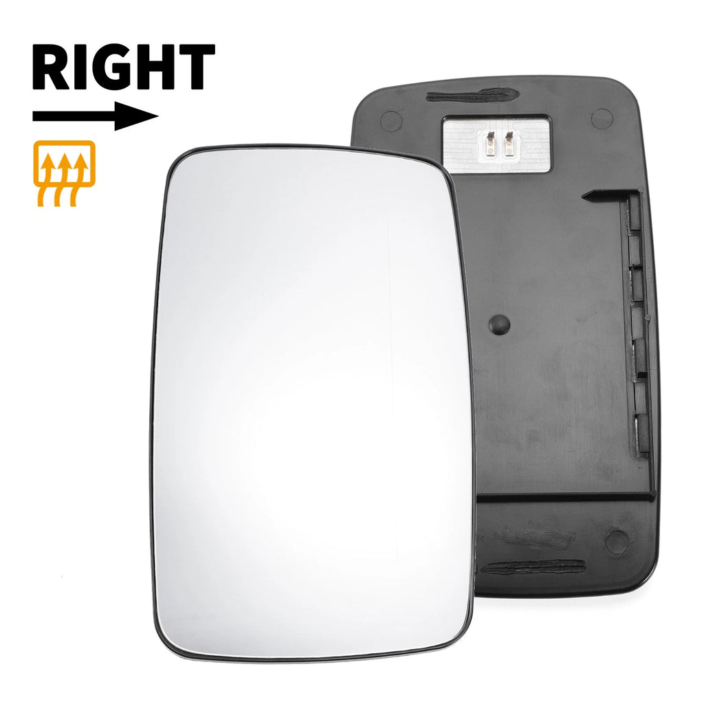 Right Upper Mirror Glass Heated with Back for Mercedes Sprinter (1995–2006)