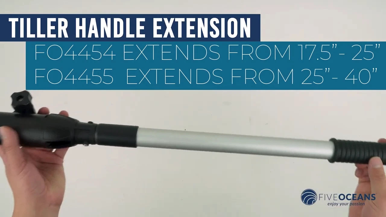 Telescopic Tiller Extension Handle for Outboard & Trolling (Extends 25"–40")