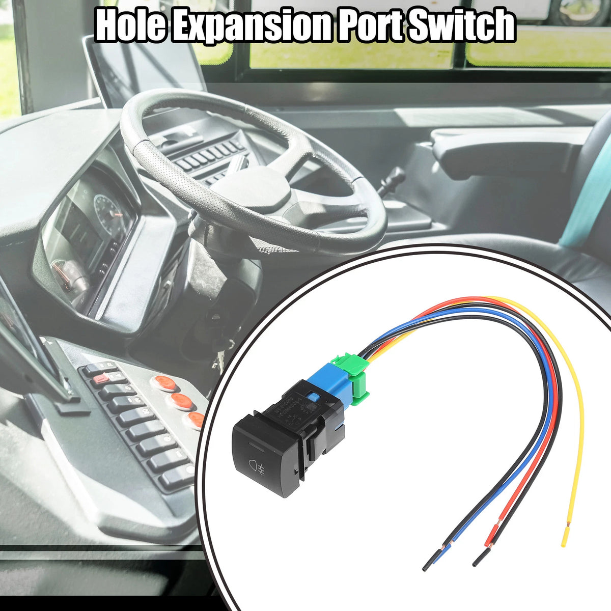 Rear Fog Light Switch with Wire for Toyota (1 Pcs)