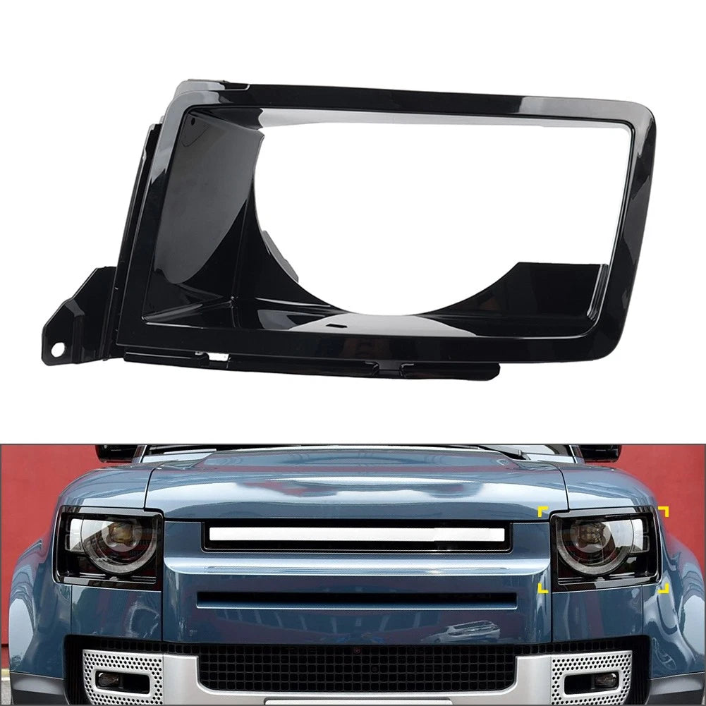 1x Left Front Bumper Headlight Bezel Cover For Land Rover Defender 2020-2023