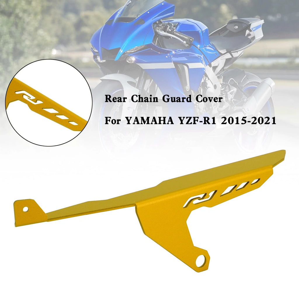 Rear Sprocket Chain Guard Cover for Yamaha YZF R1 R1M R1S (2015–2021) Gold T9