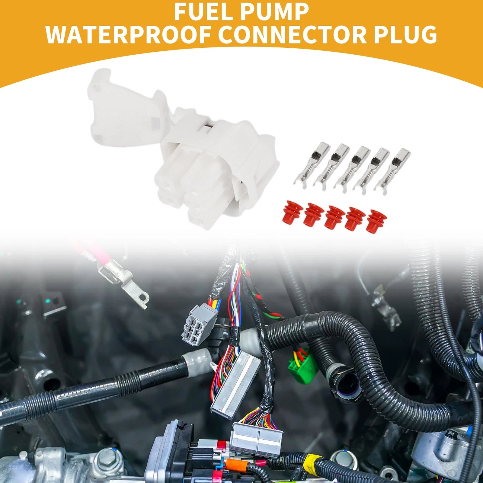 5 Pin Fuel Pump Waterproof Connector Plug for Toyota Corolla (2000–2023)