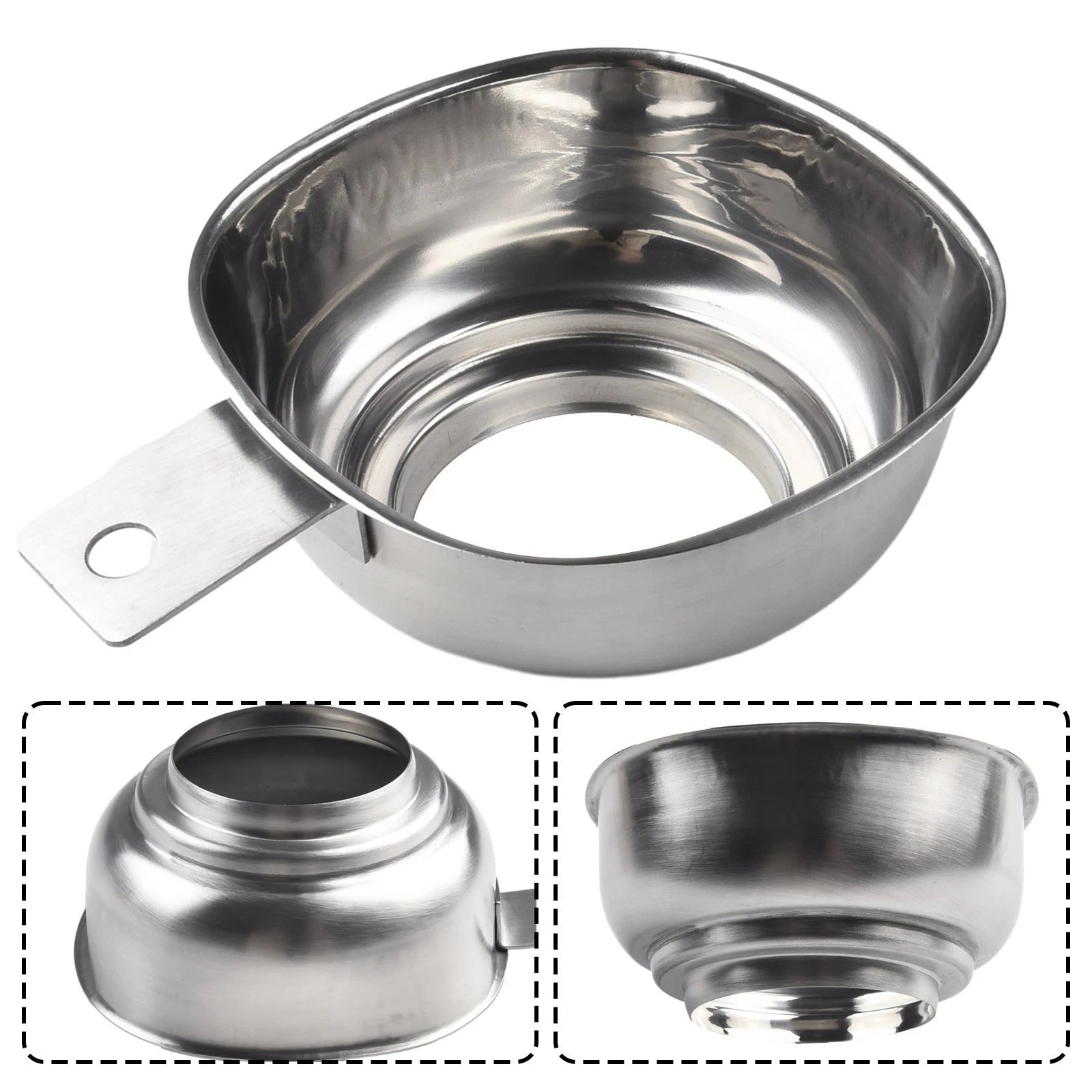 Filter Tool for Kitchen Accessories (Stainless Steel Wide Mouth Funnel)