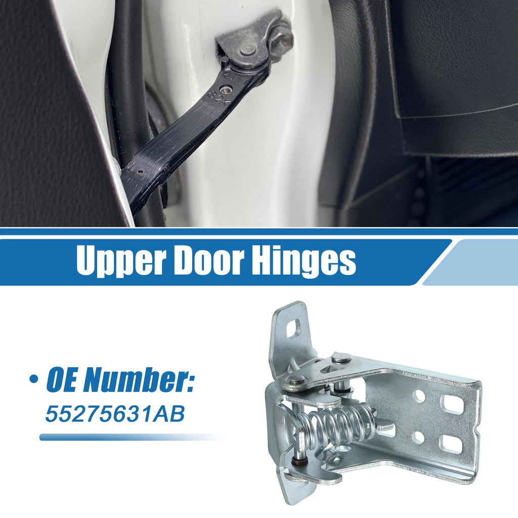 Front Left Upper Door Hinges Replacement for Dodge Ram 1500 2500 3500