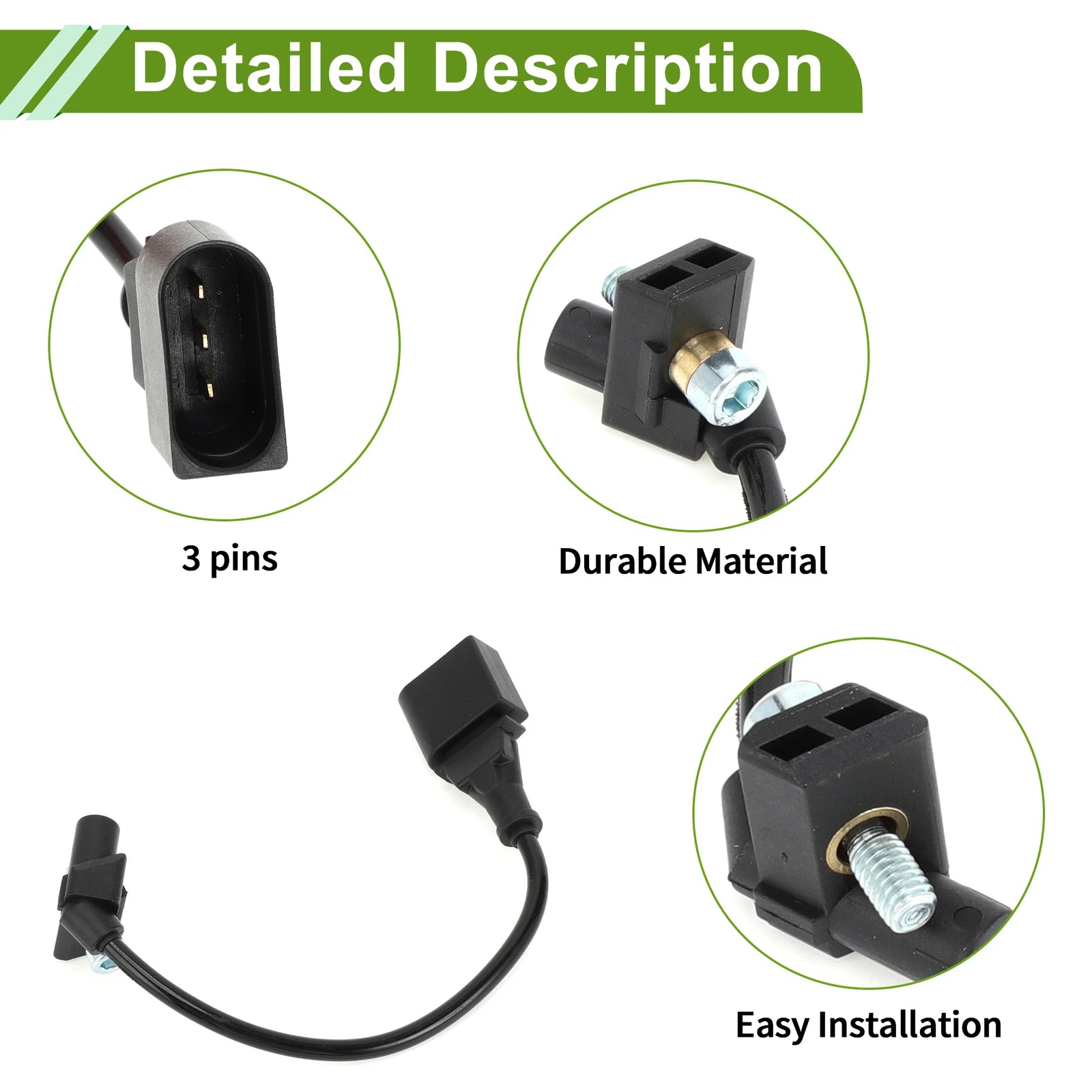 Crankshaft Position Sensor for VW Derby 1.8L (2006–2008) No. 030906433K