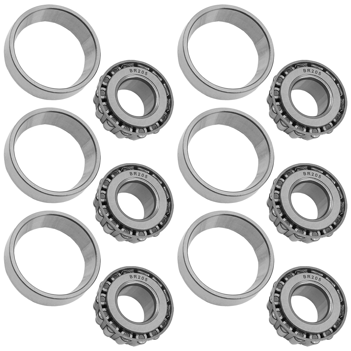 Tapered Cone Roller Bearing Replacement for Caltric (Qty 6) (1999–1999)