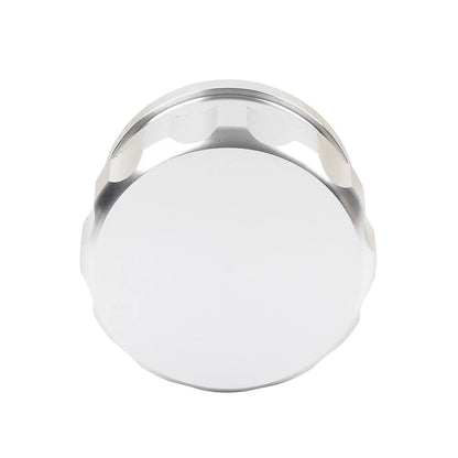 1" Silver Aluminium Weld On Filler Neck with Cap for Universal Applications