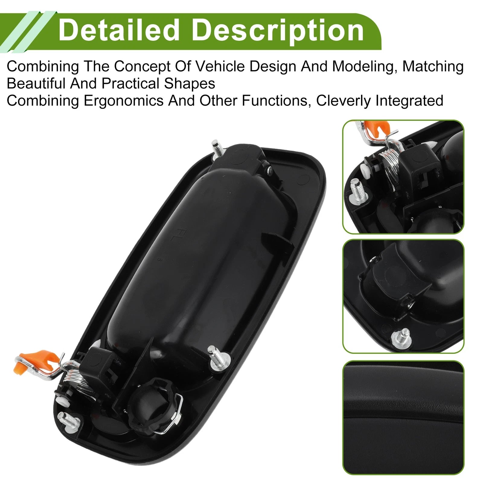 Exterior Door Handle Front Left Replacement for Chevrolet GMC (2007–2015)
