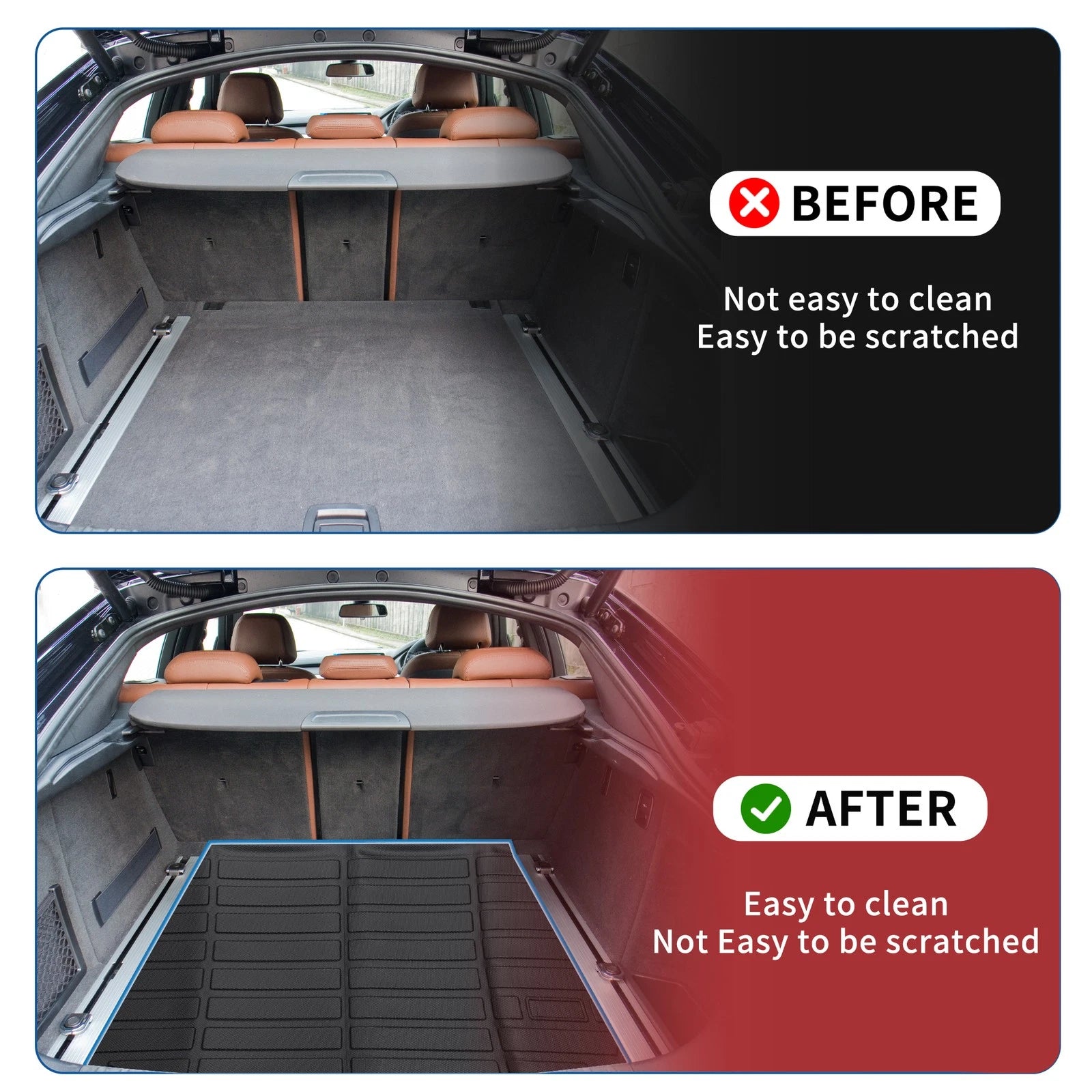 Rear Trunk Mat TPE Cargo Liner Replacement for Mazda CX-90 (2024–2025)