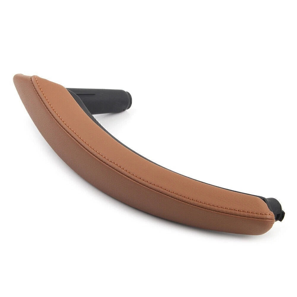 1Pcs Door Trim Pull Handle Left Side Real Leather for BMW X5 X6 (2007–2013)