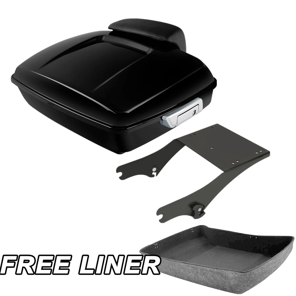 Chopped Trunk & Mount Rack Pad for Harley Touring Electra Road Glide (1997–2008)
