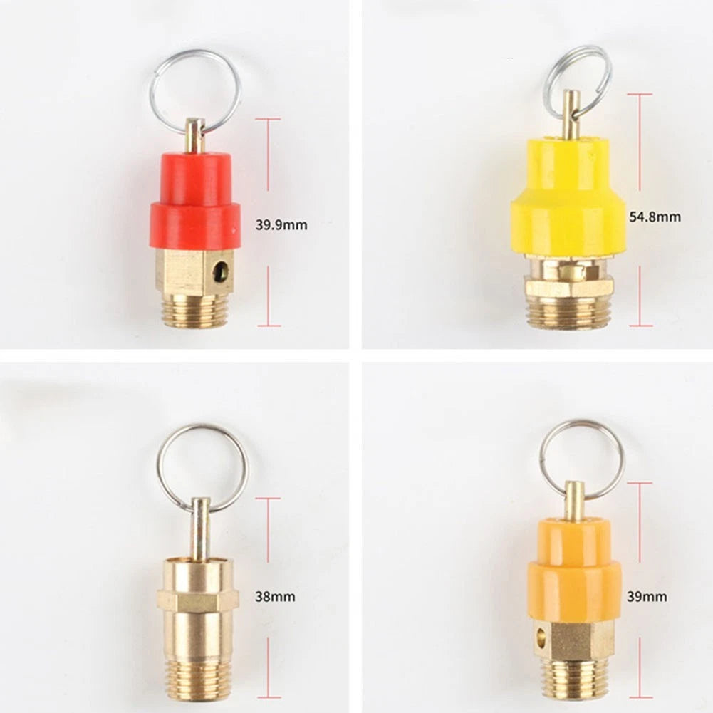 Air Compressor Safety Relief Valve 1/4", 3/8", 1/2"