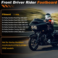Anti-Slip Stretched Driver Rider Floorboard for Harley Davidson (Chrome)