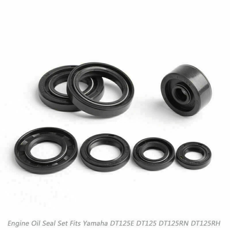 Engine Cylinder Oil Seal Rebuild Kit for Yamaha DT125E DT125 DT125R (1989–1996)