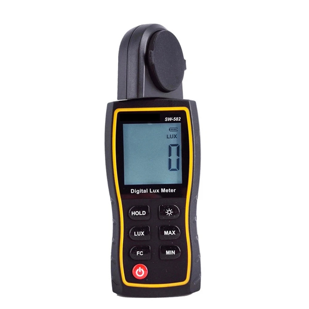 Precision Digital Lux Meter SW-582 for Light Intensity Testing (0 to 199999 Lux)