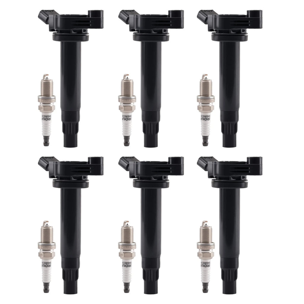6PCS Ignition Coil Spark Plug Kit for Lexus RX330 (2004–2006)