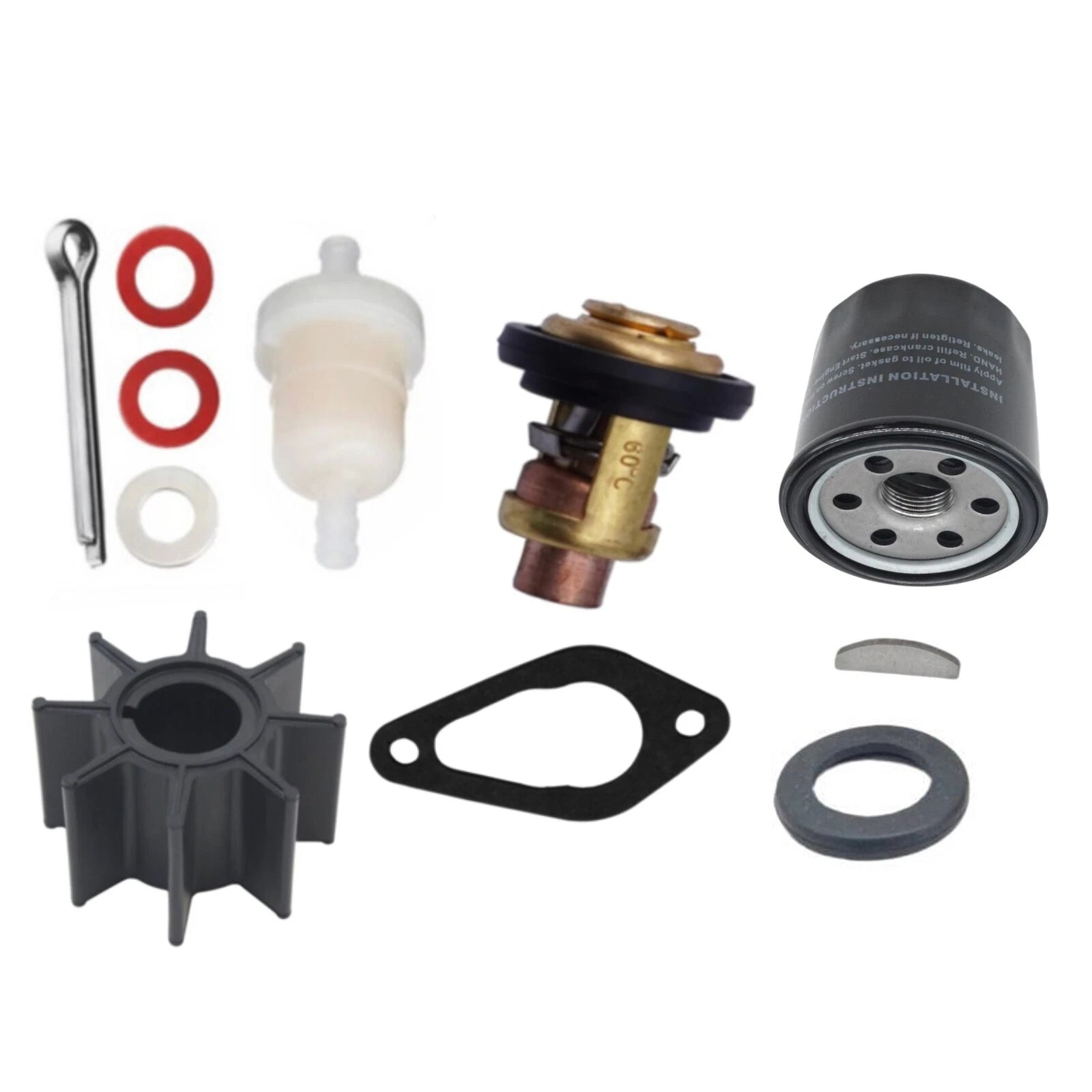 Engine Maintenance Service Kit for Tohatsu 9.9 15 20 HP (MFS 9.9 15 20D) 3SA-87500-0