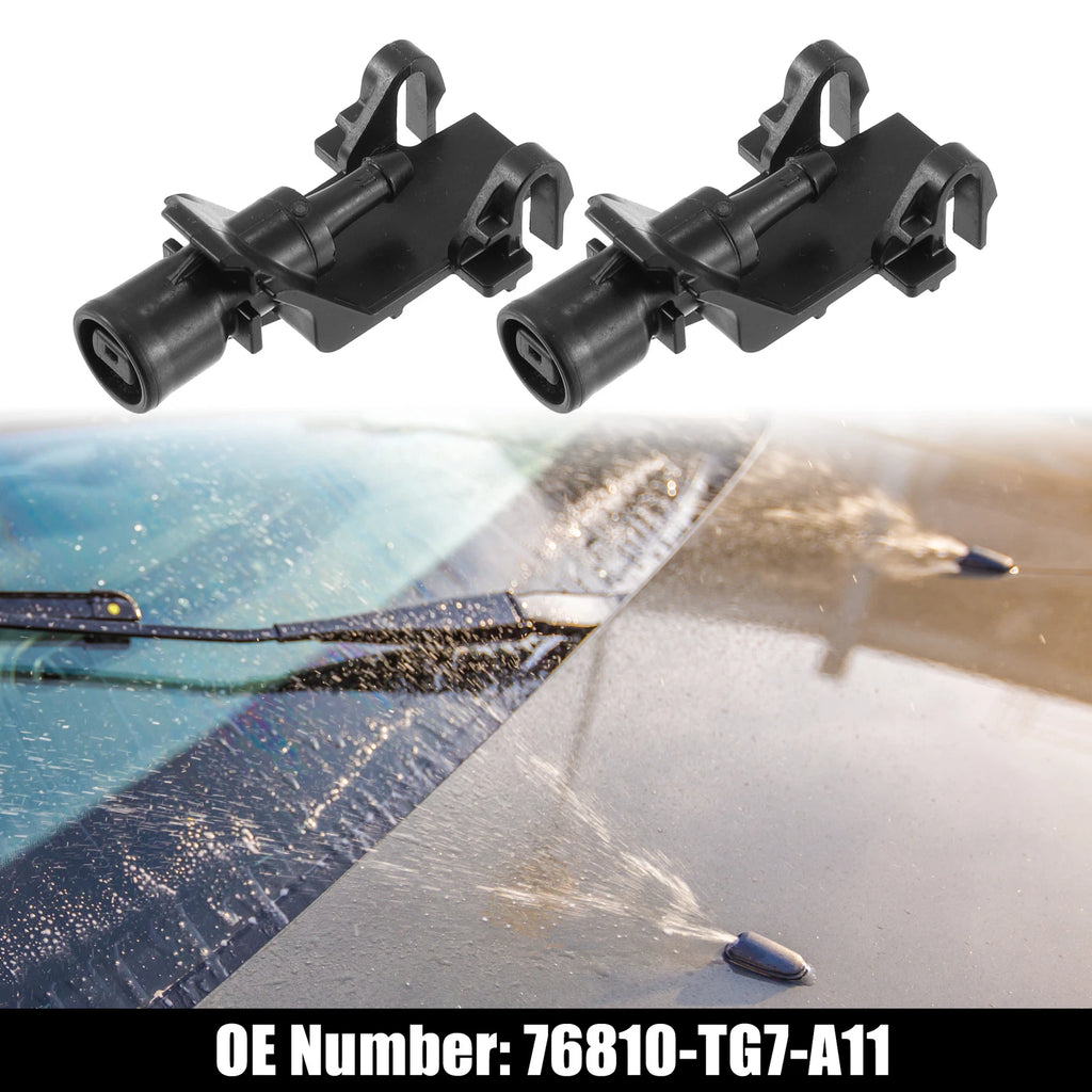 2X Front Windshield Washer Nozzle Spray Jet for Honda Pilot (2016–2021)