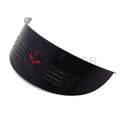 7" Skull Black Headlight Visor for Harley XL XLH FXR