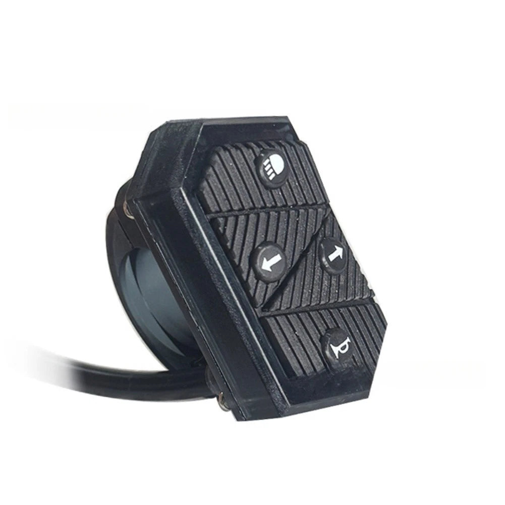 Electric Bike Handlebar Mounted Switch for Horn Lights Turn Signals