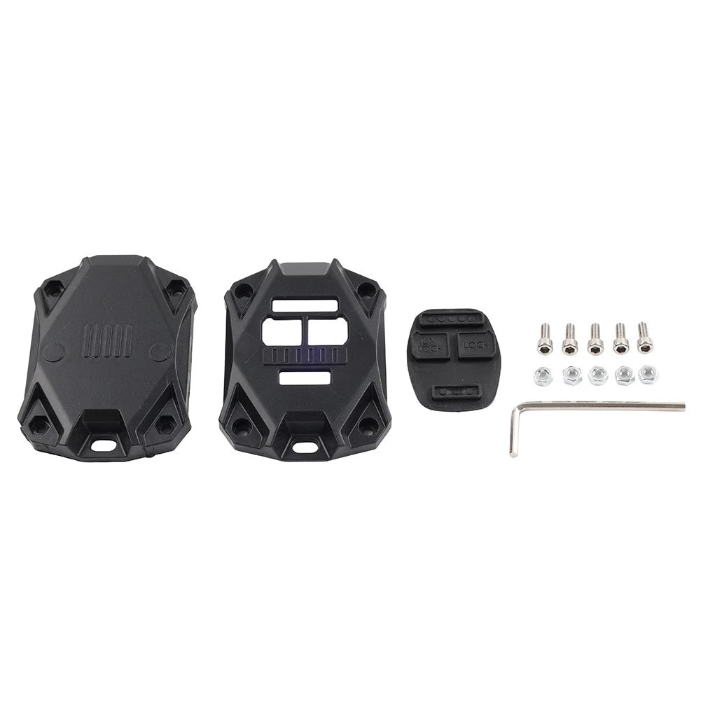 Remote Key Fob Shell Case Cover for Jeep Wrangler JK (2007–2017) Black