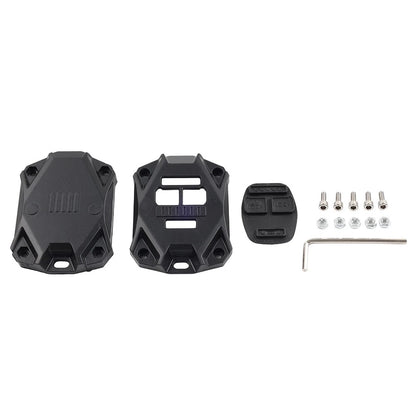 Remote Key Fob Shell Case Cover for Jeep Wrangler JK (2007–2017) Black