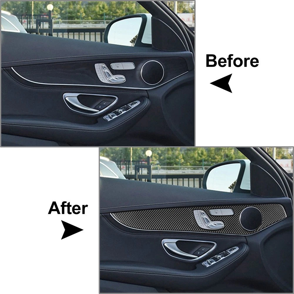 For Benz C Class W205 2014-21 GLC Class X253 2016-21 Interior Door Panel Cover H