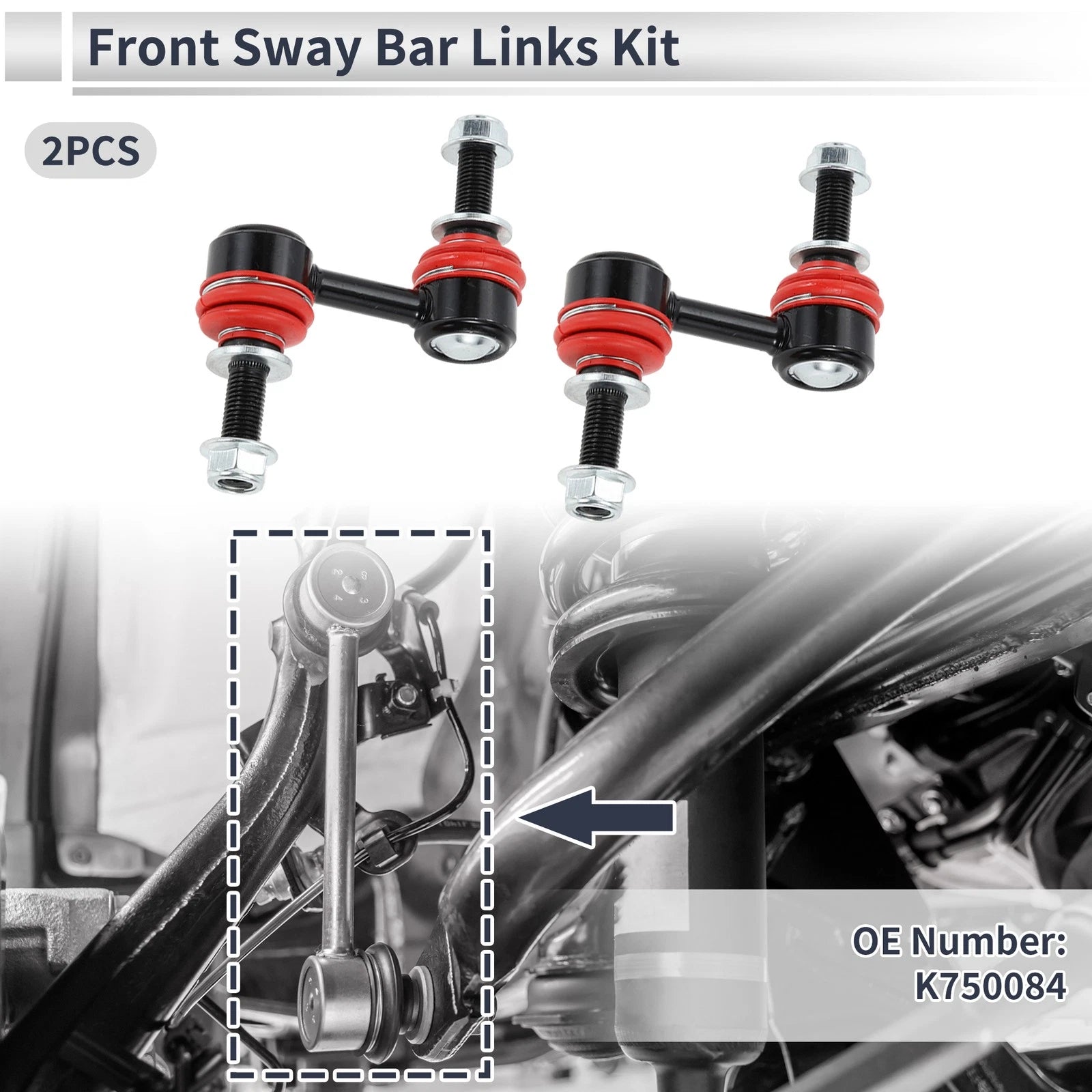 Front Stabilizer Bar Links Replacement for Subaru B9 Tribeca (2006–2007)