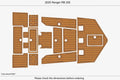 EVA Foam Teak Deck Flooring Pads for Ranger RB 200 (2020)