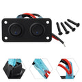 Rocker Switch Panel for Universal Applications (72mm x 40mm)