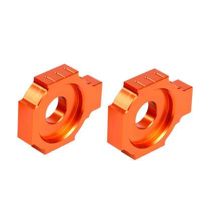Rear Axle Spindle Chain Adjuster Blocks for KTM RC 125/200/390 Duke (2011–2019)