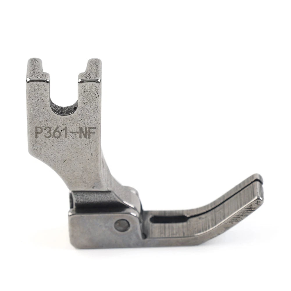 Hinged Zipper Right Foot for Industrial Needle Feed Sewing Machine