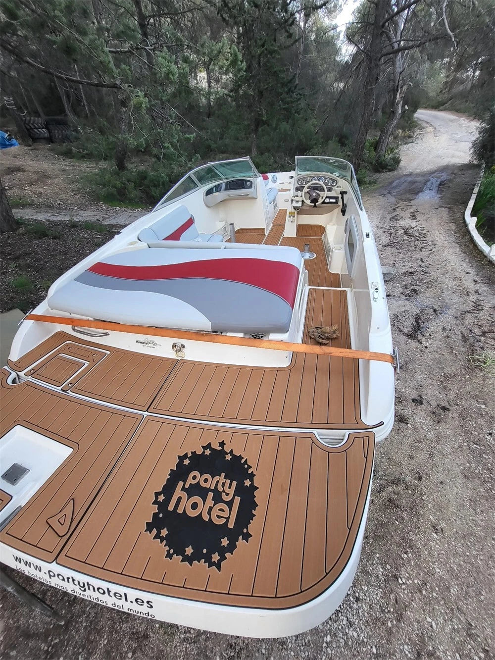 EVA Faux Foam Teak Deck Floor Pad for Rinker Captiva 212 (2003)