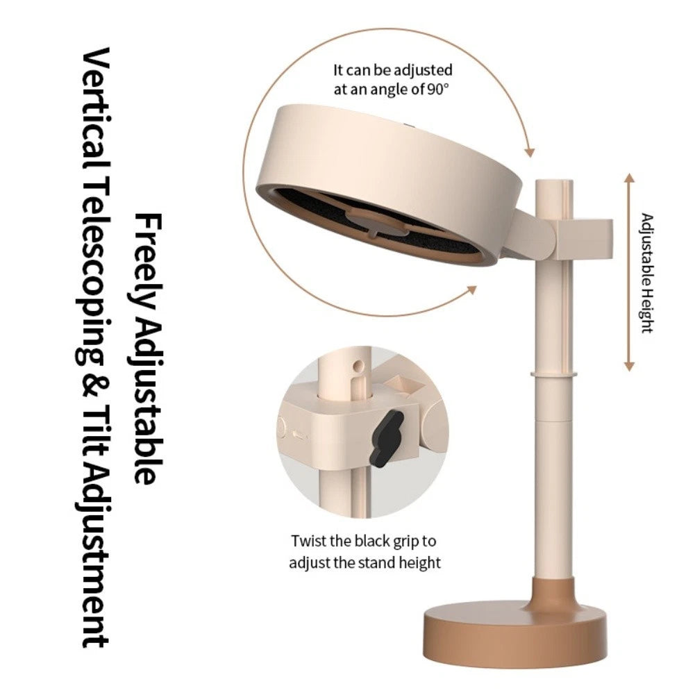 USB range hood with detachable fan and adjustable height for indoor BBQ