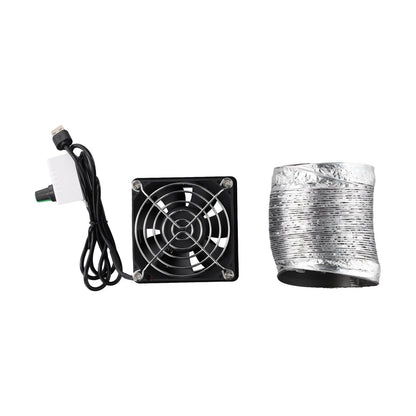 USB Adjustable Speed Smoke Absorber Fume Extractor Fan for Clean Workspace