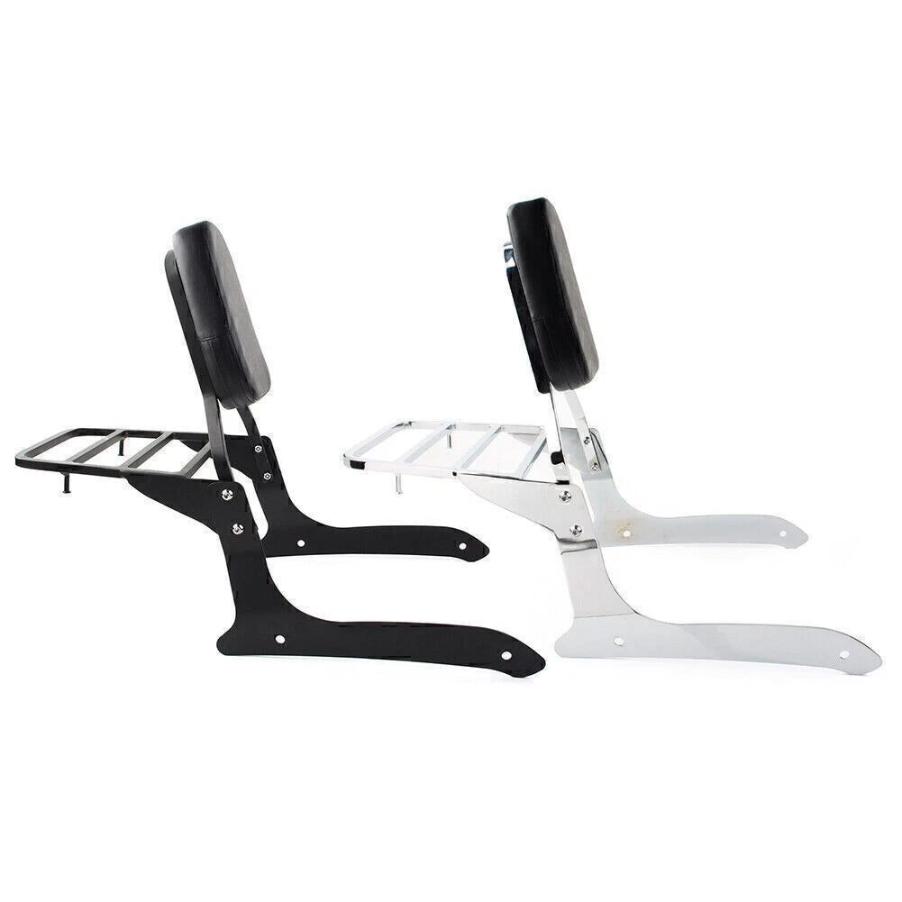 Backrest Sissy Bar Luggage Rack for Yamaha XVS1300A V Star 1300 (2007–2015)