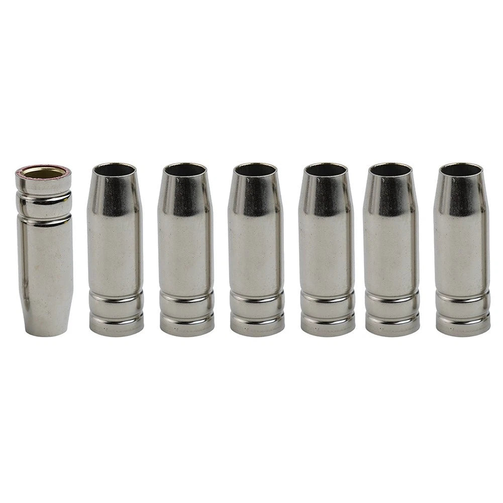 7PCS Replacement Conical Gas Nozzle Shield Cups for 15AK Welding Torch (N/A)