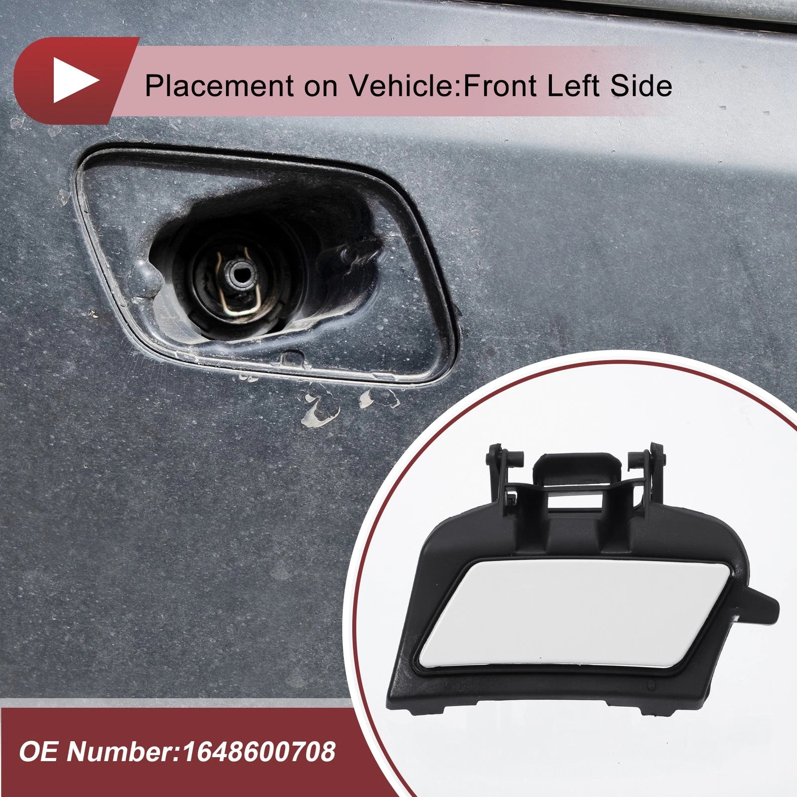 Front Left Washer Nozzle Cover Cap for Mercedes-Benz ML350 (2003–2011)