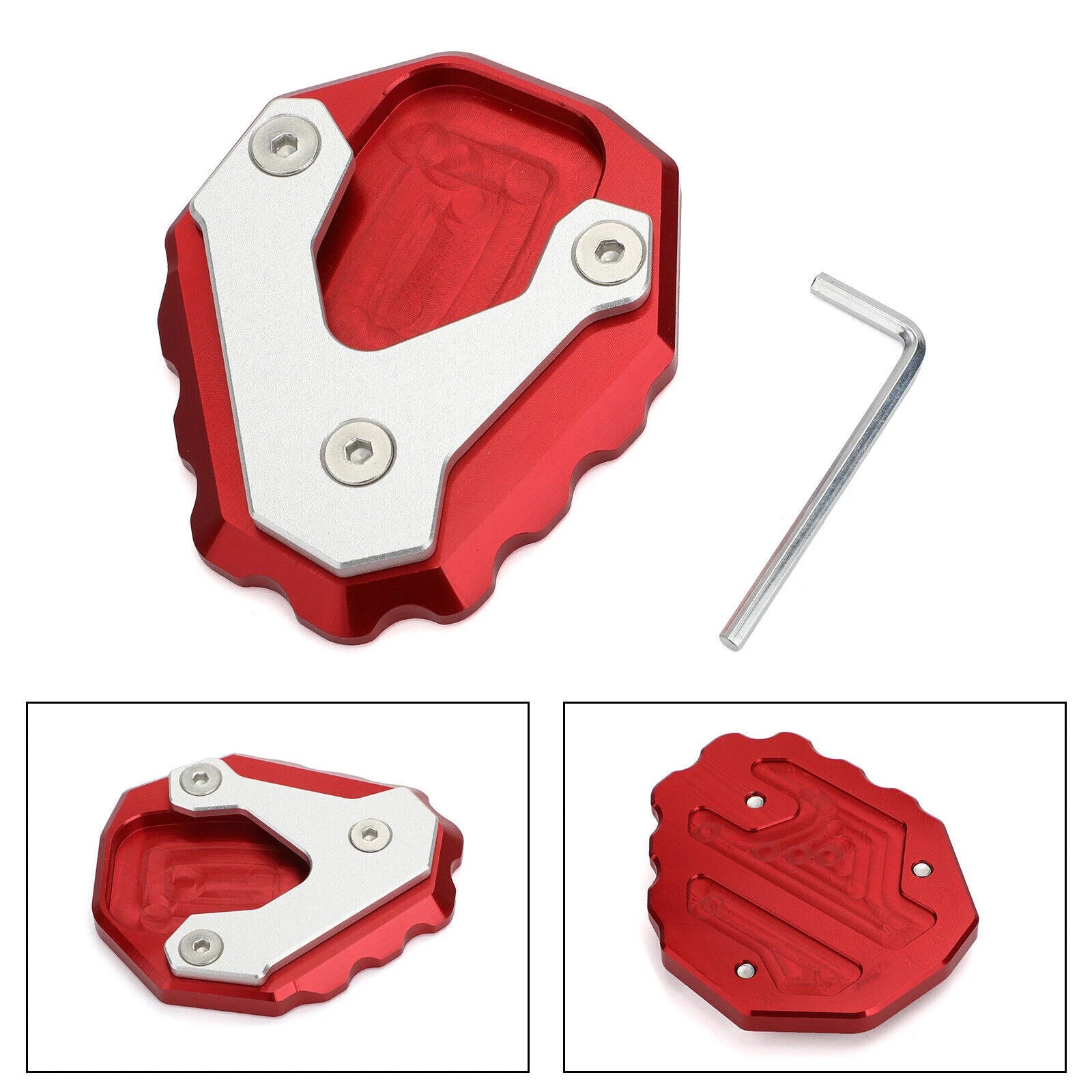 Side Stand Extension for Honda CB500X (2019) Red T9