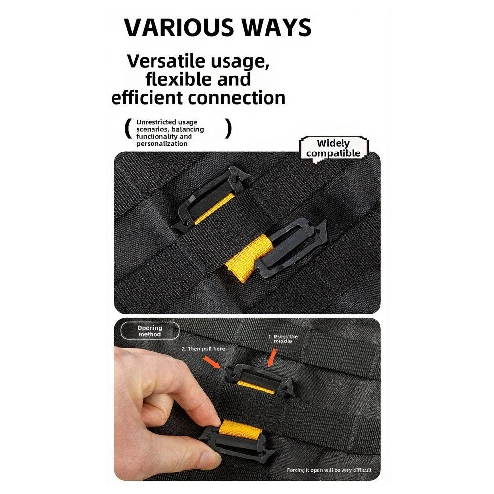 Lightweight Connector Buckle for Backpack Webbing (Universal Fit)