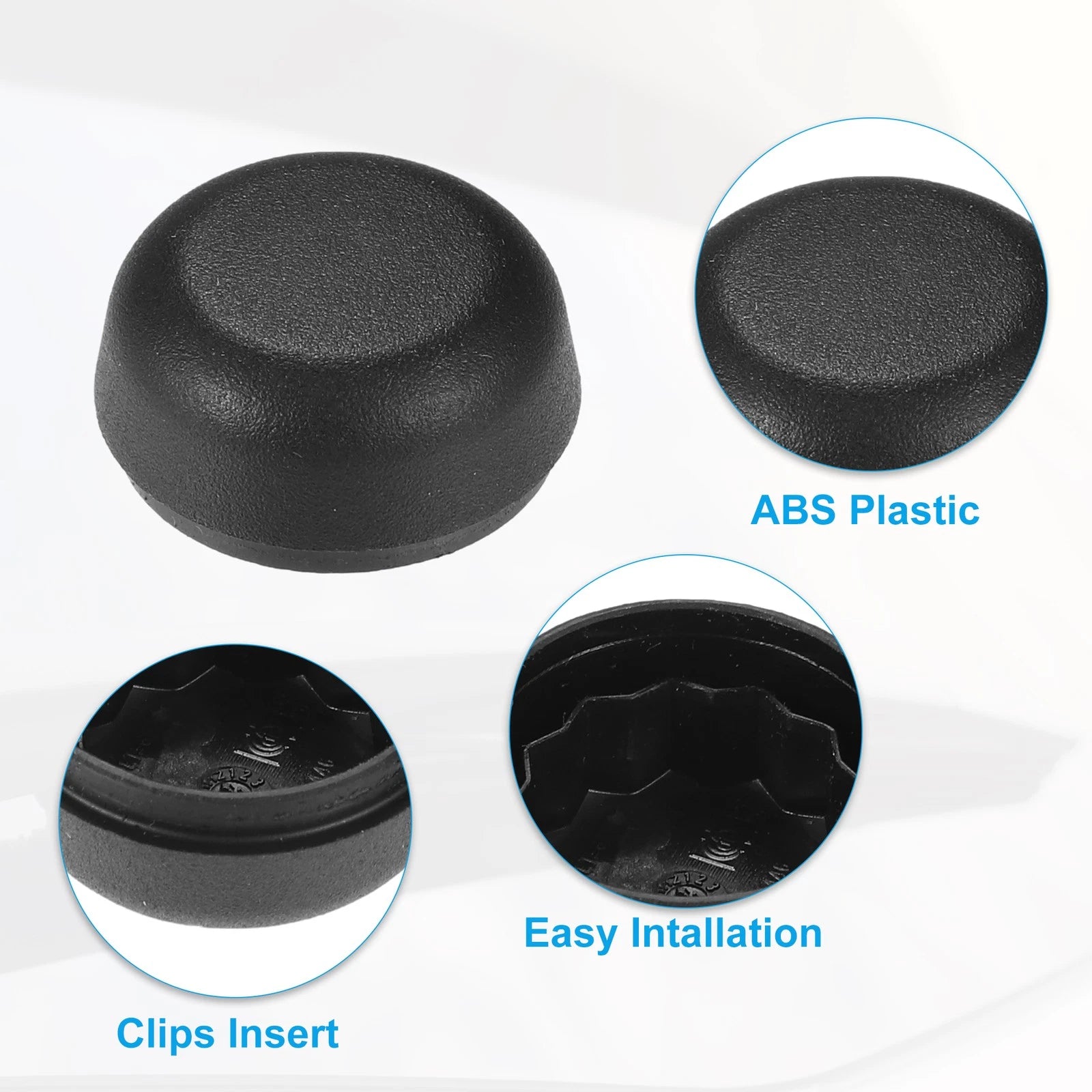 Wiper Arm Nut Cover Cap for Buick Cascada (2016–2019) Black