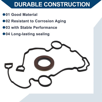 Engine Timing Cover Gasket Set for Chrysler 300 5.7L (2005–2020) TCS46169