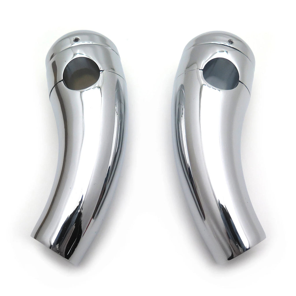 Chrome 7/8" 22mm Handlebar Riser Mounting Clamp for Honda Harley Yamaha