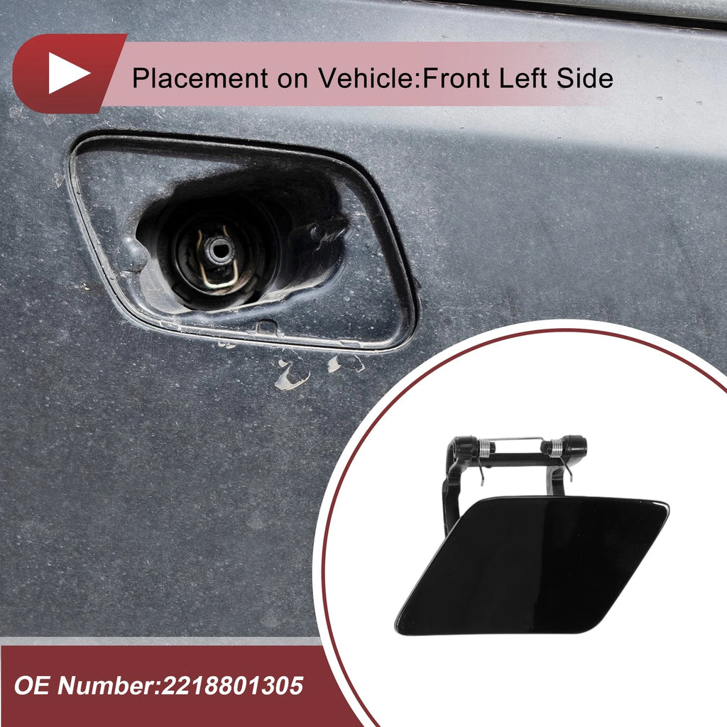 Front Left Bumper Trim Nozzle Cover Replacement for Mercedes-Benz S500 (2018–2021)